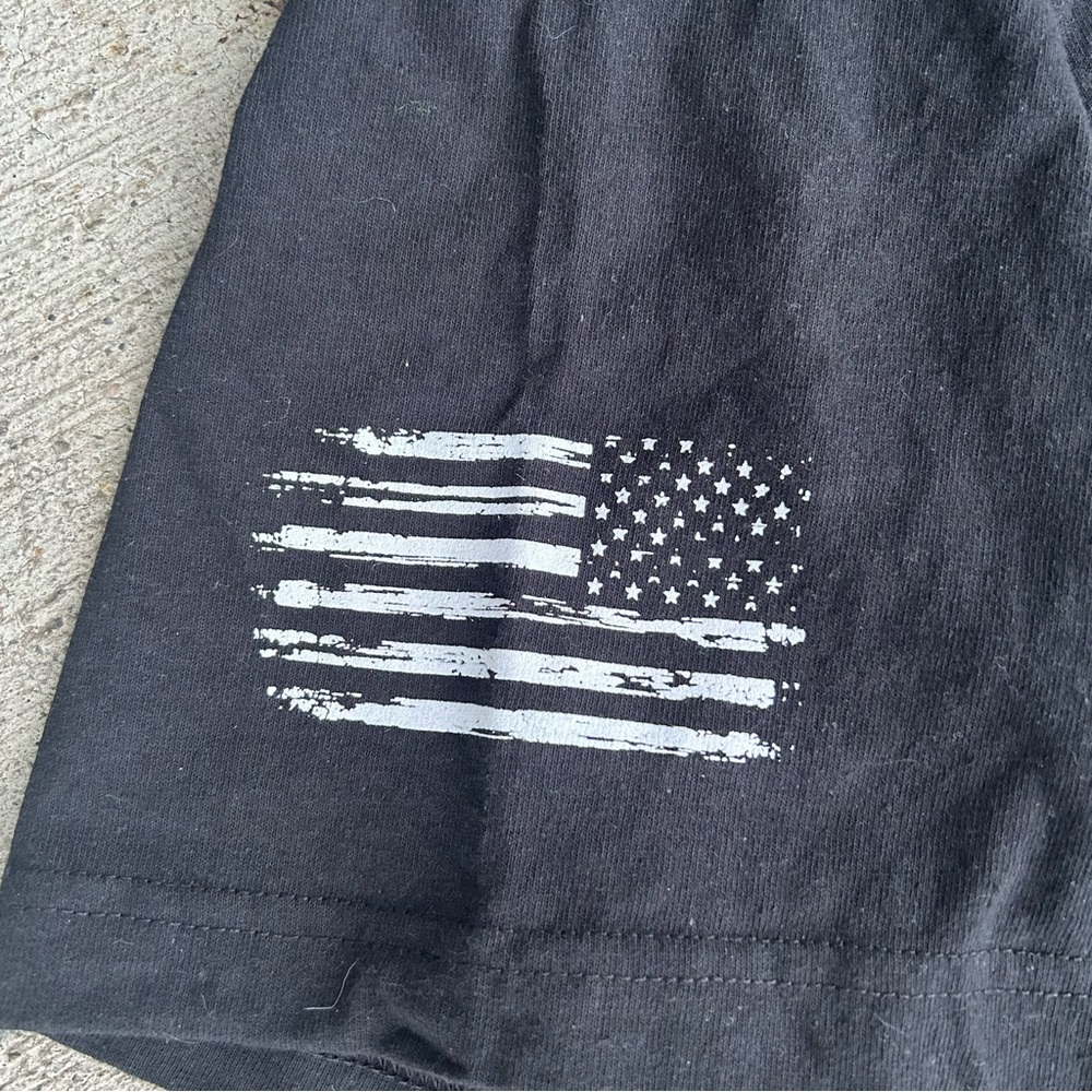 Vintage Carhartt Y2K Original Fit American Flag Graphic T-shirt Men’s XL Black - Picture 5 of 12